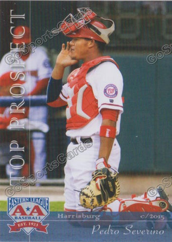 2015 Eastern League Top Prospect Pedro Severino