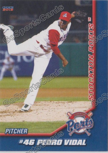 2013 Stockton Ports Pedro Vidal Corrected