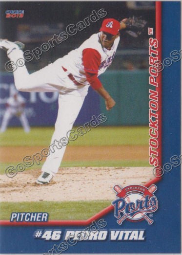 2013 Stockton Ports Pedro Vidal Vital Error