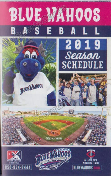 2019 Pensacola Wahoos Pocket Schedule