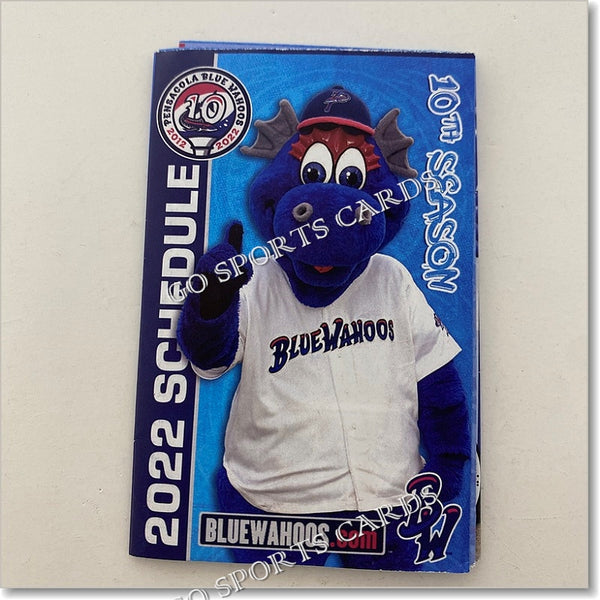 2022 Pensacola Blue Wahoos Pocket Schedule (Kazoo)