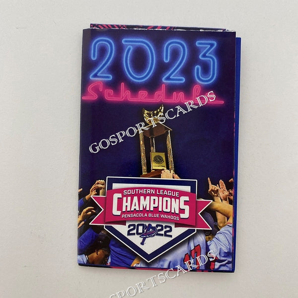 2023 Pensacola Blue Wahoos Pocket Schedule