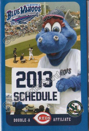 2013 Pensacola Blue Wahoos Pocket Schedule