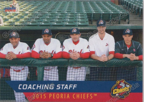 2015 Peoria Chiefs Jobel Jimenez Dernier Orozco Brian Pruitt