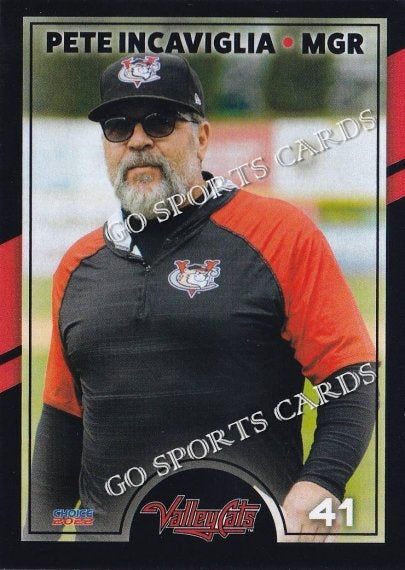 2022 Tri City ValleyCats Pete Incaviglia – Go Sports Cards