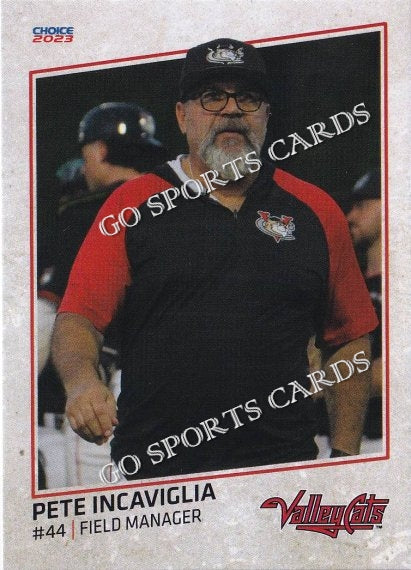 2023 Tri City ValleyCats Pete Incaviglia – Go Sports Cards