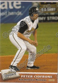 2007 San Antonio Missions Peter Ciofrone