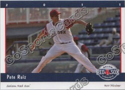 2011 Salem Red Sox Pete Ruiz