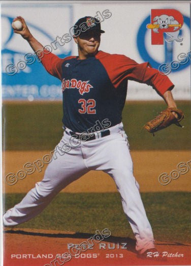 2013 Portland Sea Dogs Pete Ruiz