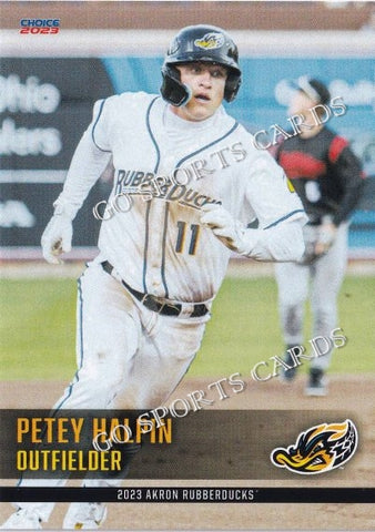 2023 Akron Rubberducks Petey Halpin