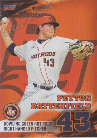 2021 Bowling Green Hot Rods Peyton Battenfield