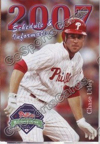 2007 Philadelphia Phillies Pocket Schedule (Chase Ultey)