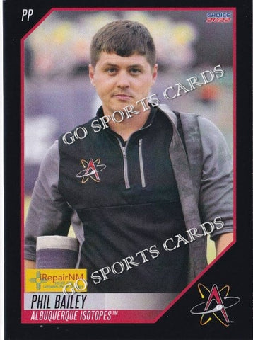 2022 Albuquerque Isotopes SGA Phil Bailey