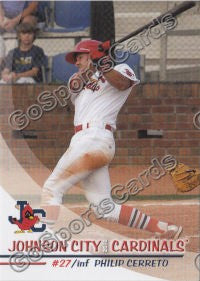 2010 Johnson City Cardinals Phil Philip Cerreto