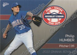 2010 Omaha Royals Philip Humber