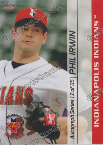 2013 Indianapolis Indians Phil Irwin