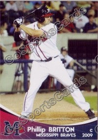 2009 Mississippi Braves Phillip Britton