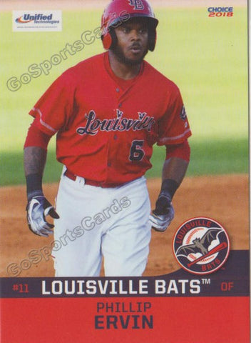 2018 Louisville Bats Phillip Ervin