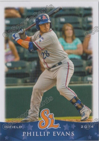 2014 St Lucie Mets Phillip Evans