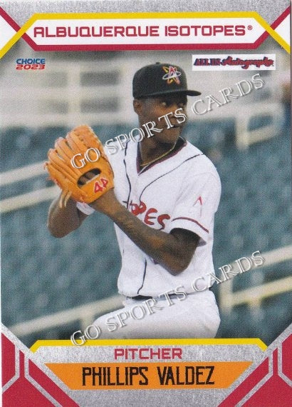 2023 Albuquerque Isotopes Phillips Valdez