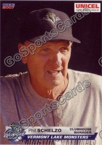 2007 Vermont Lake Monsters Phil Schelzo
