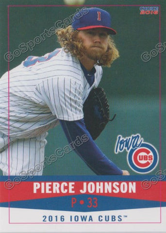 2016 Iowa Cubs Pierce Johnson