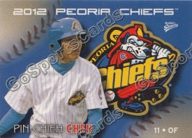 2012 Peoria Chiefs Pin Chieh Chen