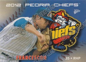2012 Peoria Chiefs PJ Francescon