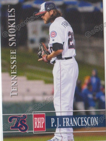 2014 Tennessee Smokies PJ Francescon