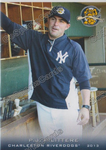 2013 Charleston RiverDogs PJ Pilittere