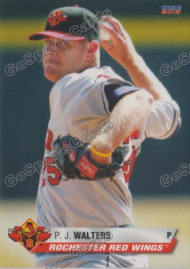 2013 Rochester Red Wings PJ Walters