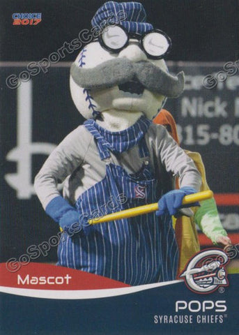 2017 Syracuse Chiefs Pops Mascot