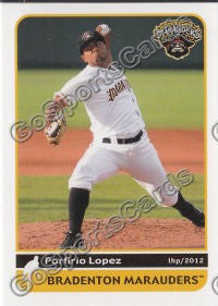 2012 Bradenton Marauders Porfirio Lopez