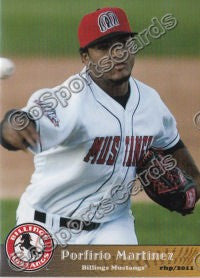 2011 Billings Mustangs Porfirio Martinez