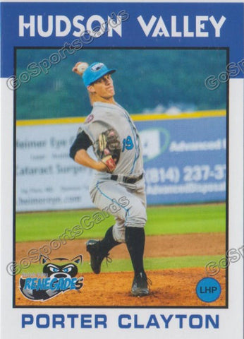 2016 Hudson Valley Renegades Porter Clayton