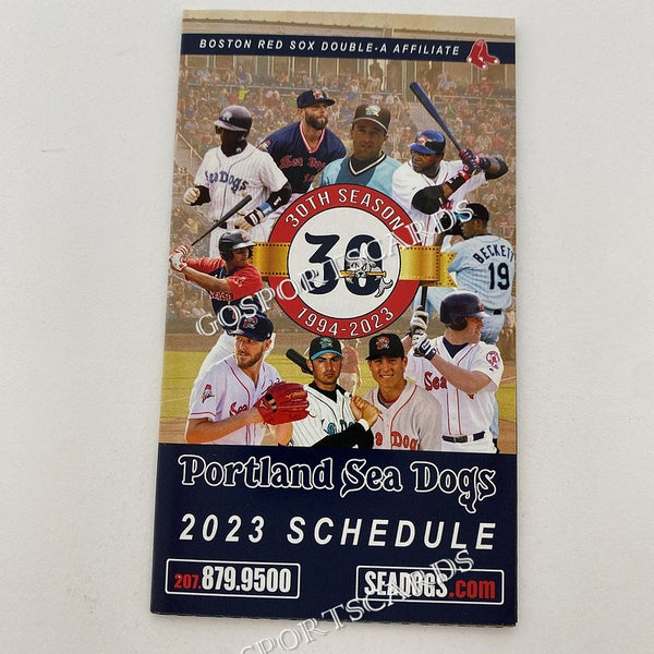 2023 Portland Sea Dogs Pocket Schedule