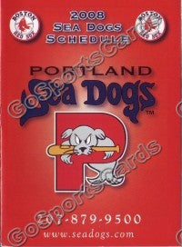 2008 Portland Seadogs B Pocket Schedule