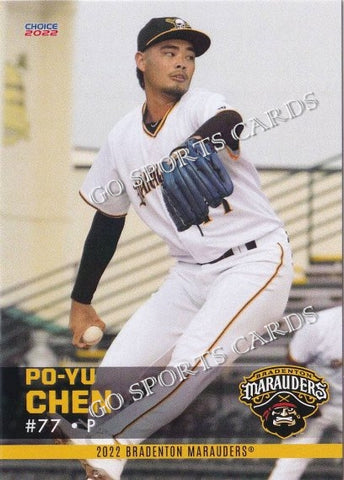 2022 Bradenton Marauders Po Yu Chen