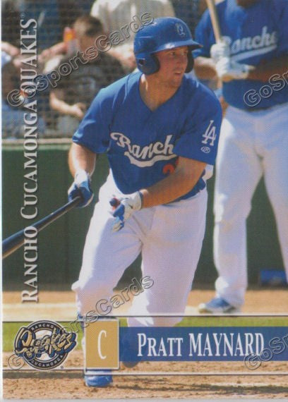 2014 Rancho Cucamonga Quakes Pratt Maynard