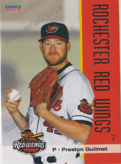 2019 Rochester Red Wings Preston Guilmet