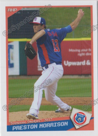 2017 Tennessee Smokies Preston Morrison