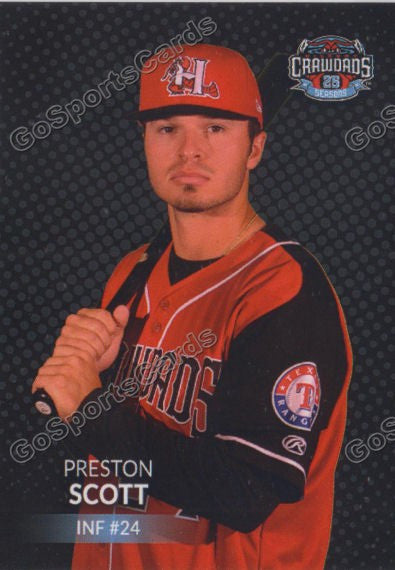2017 Hickory Crawdads Preston Scott