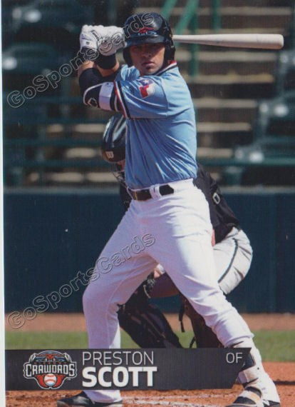 2018 Hickory Crawdads 2nd Preston Scott