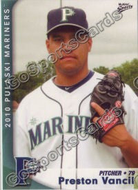 2010 Pulaski Mariners Preston Vancil