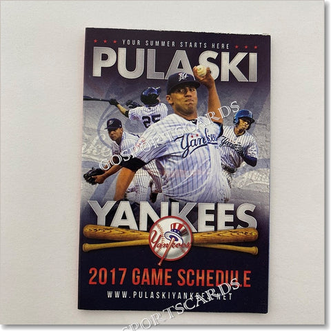 2017 Pulaski Yankees Pocket Schedule