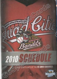 2010 Quad Cities River Bandits Pocket Schedule