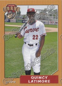 2012 Altoona Curve Quincy Latimore