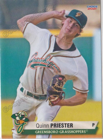 2021 Greensboro Grasshoppers Quinn Priester