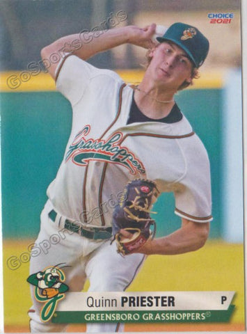 2021 Greensboro Grasshoppers Quinn Priester