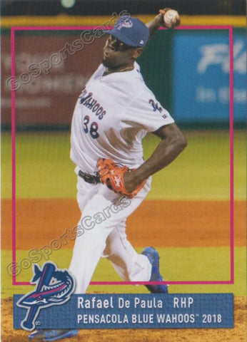 2018 Pensacola Blue Wahoos Jose Rafael De Paula